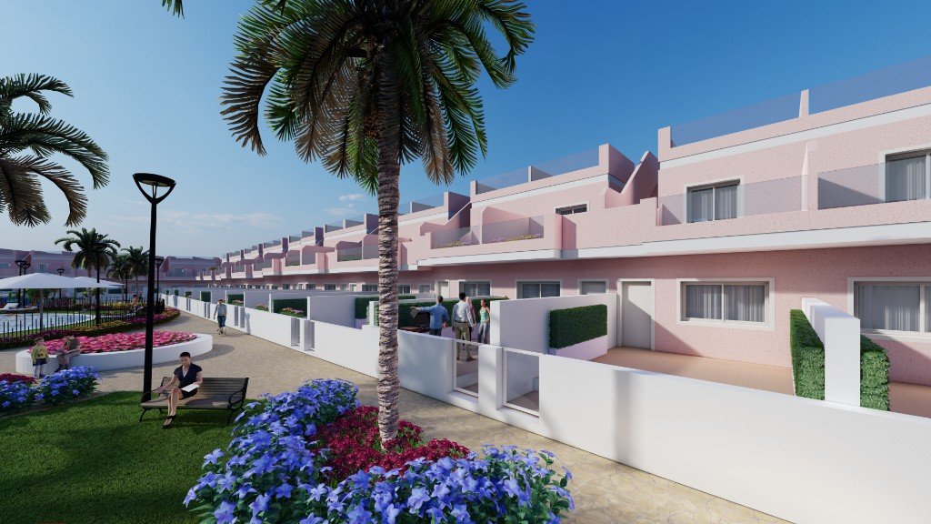 Radhus i Pilar de la Horadada, Alicante, Spanien 3 sovrum, 87 kvm. Nr. 144947