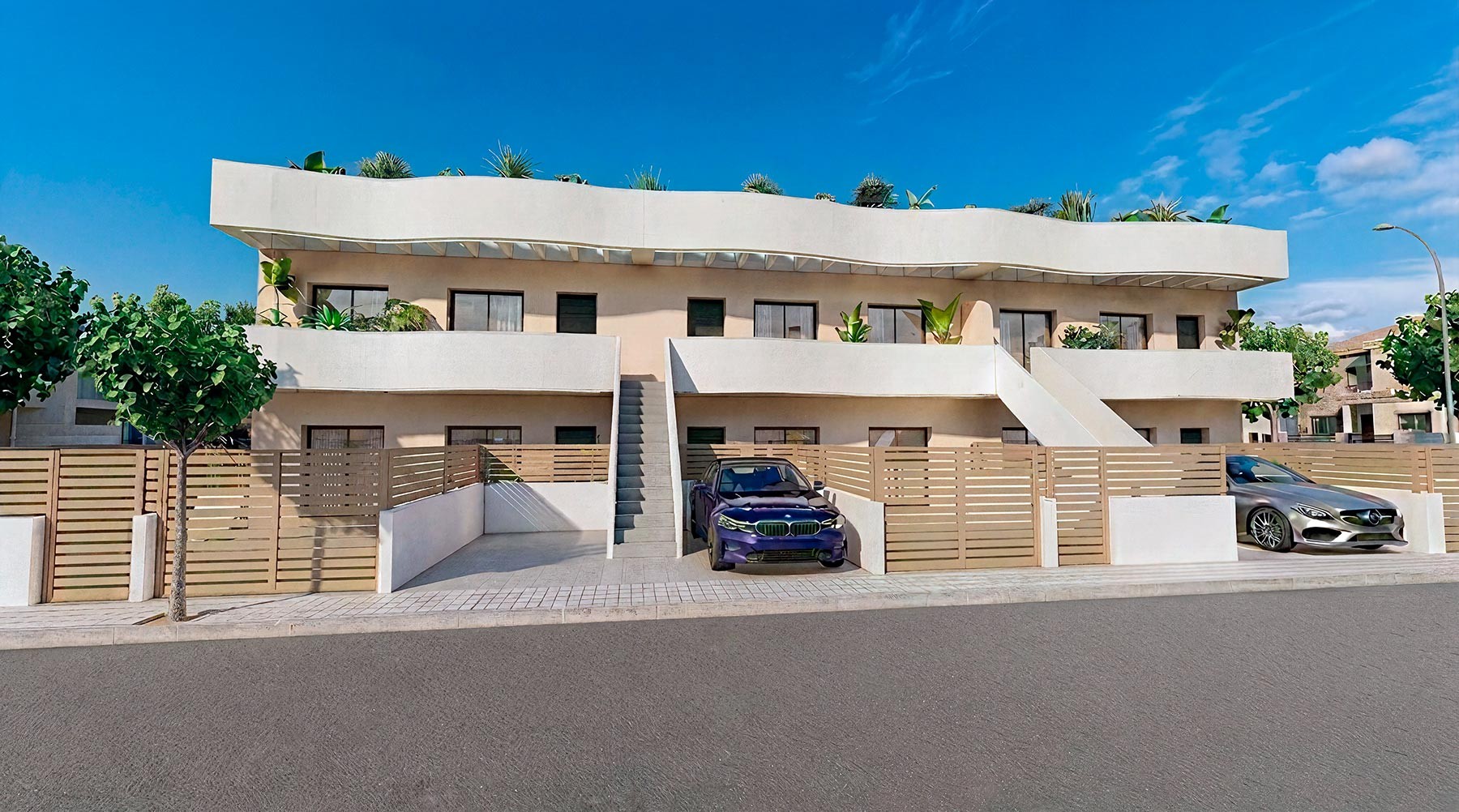 Bungalow i Pilar de la Horadada, Alicante, Spanien 3 sovrum, 85 kvm. Nr. 163013
