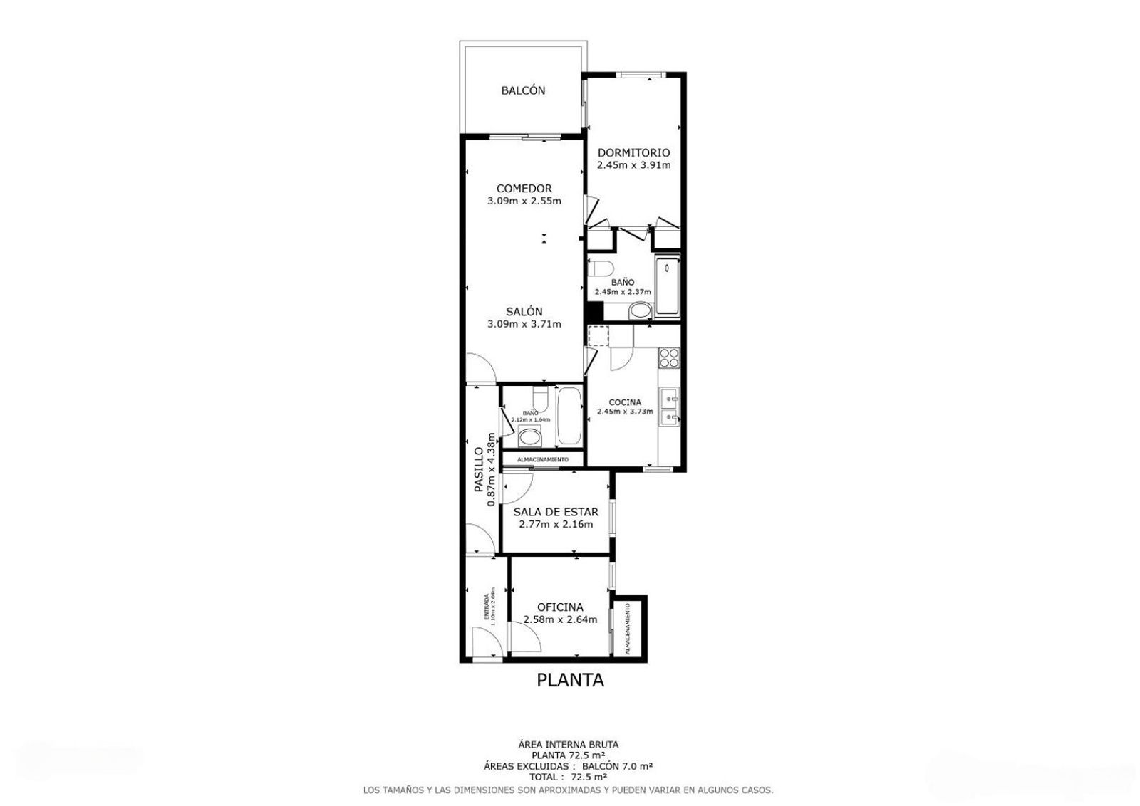 Apartment in Calafell, Tarragona, Spain 3 bedrooms, 123 sq.m. No. 172011