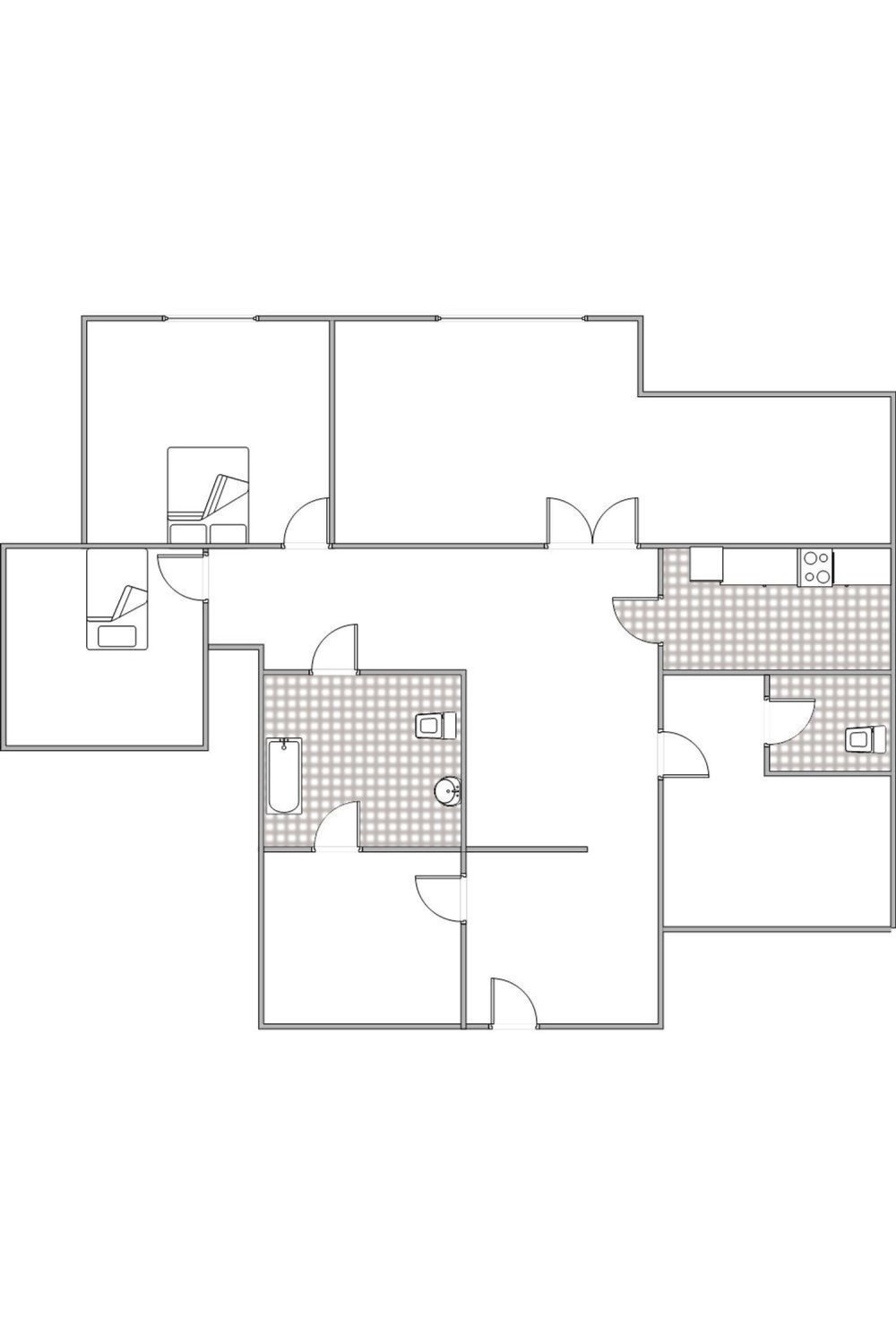 Apartament w Barcelona, Hiszpania 4 sypialnie, 130 mkw. nr 160771
