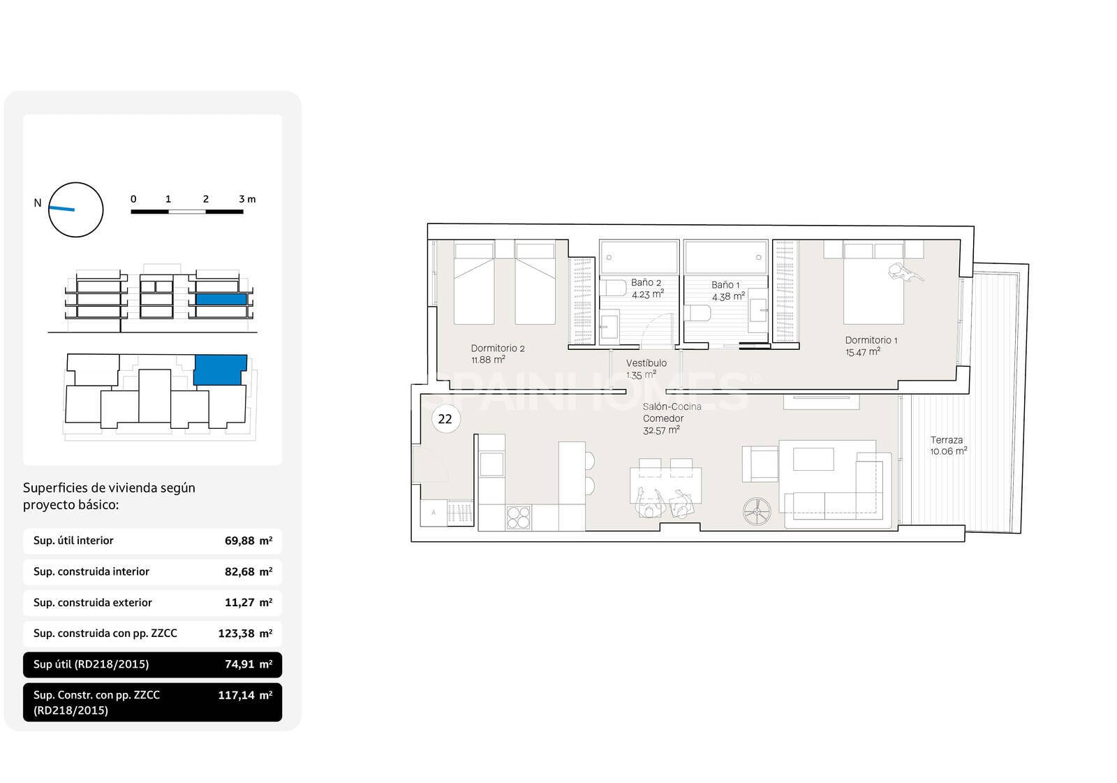 Apartament w Rincon de la Victoria, Malaga, Hiszpania 3 sypialnie, 153 mkw. nr 155794