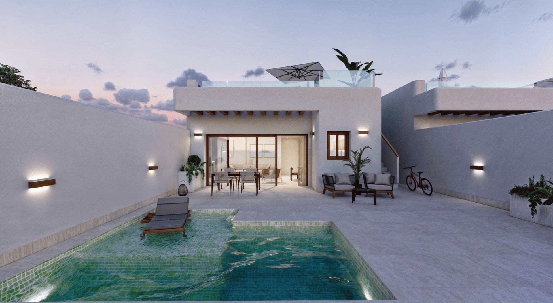 Villa in Torre-Pacheco, Murcia, Spanien 3 Schlafzimmer, 90 m2 Nr. 182132