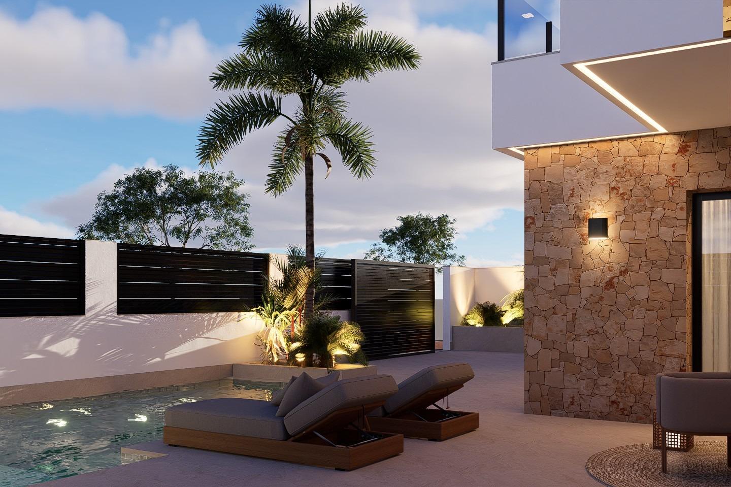 Villa a San Pedro del Pinatar, Murcia, Spagna 4 camere da letto, 210 mq. N° 181078