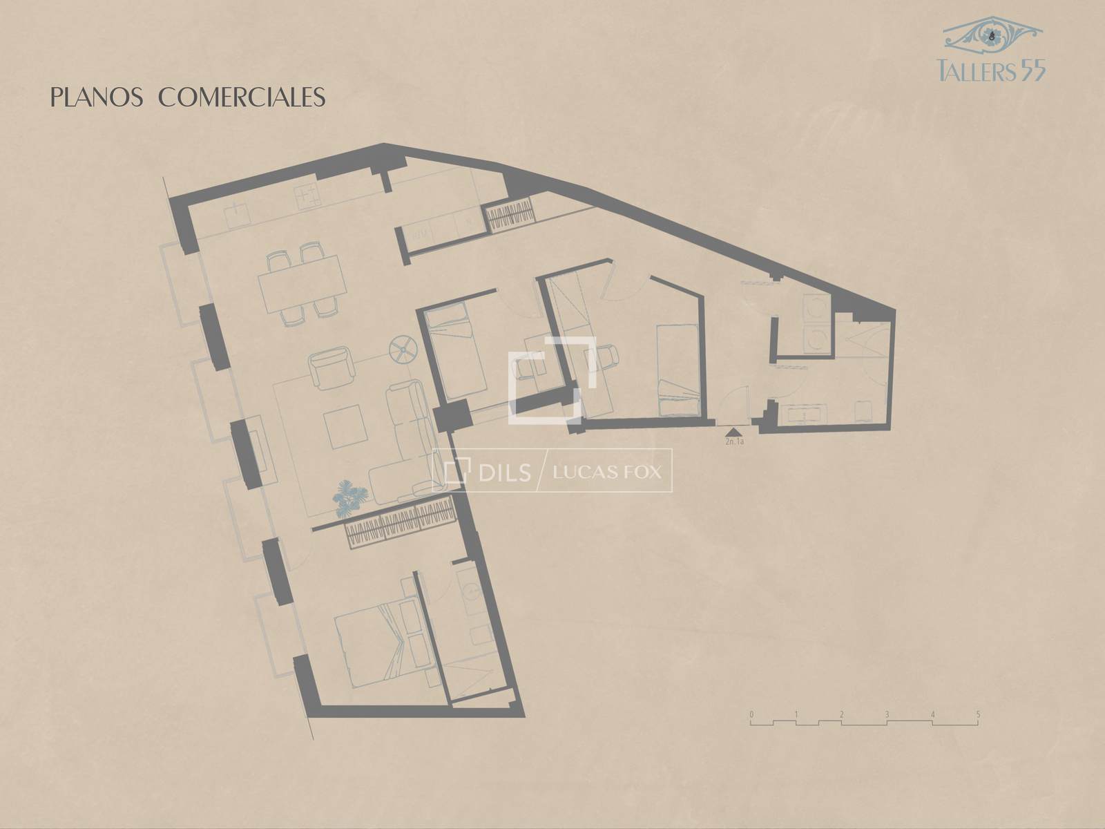 Dzīvoklis Barcelona, Spānijā 3 istabas, 108 m2 Nr. 150725