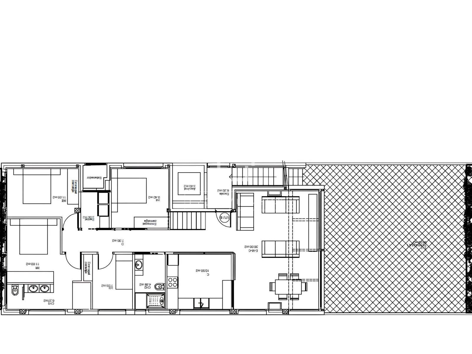 Takvåning i Tiana, Barcelona, Spanien 4 sovrum, 171 kvm. Nr. 150476