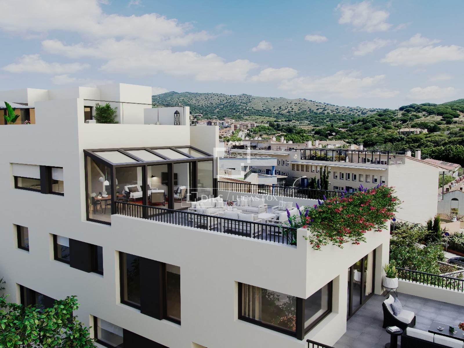 Takvåning i Tiana, Barcelona, Spanien 4 sovrum, 171 kvm. Nr. 150476