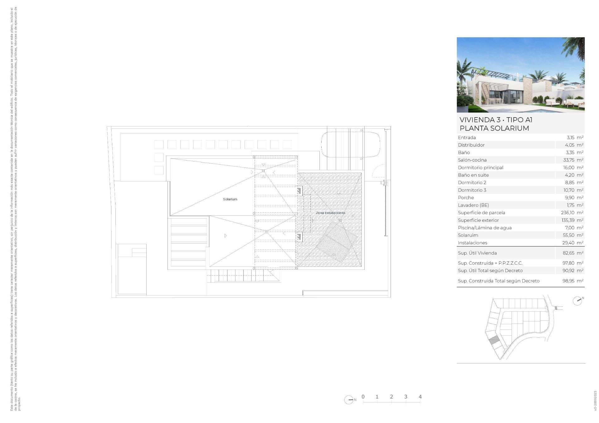 Willa w Almeria, Hiszpania 3 sypialnie, 98 mkw. nr 151714