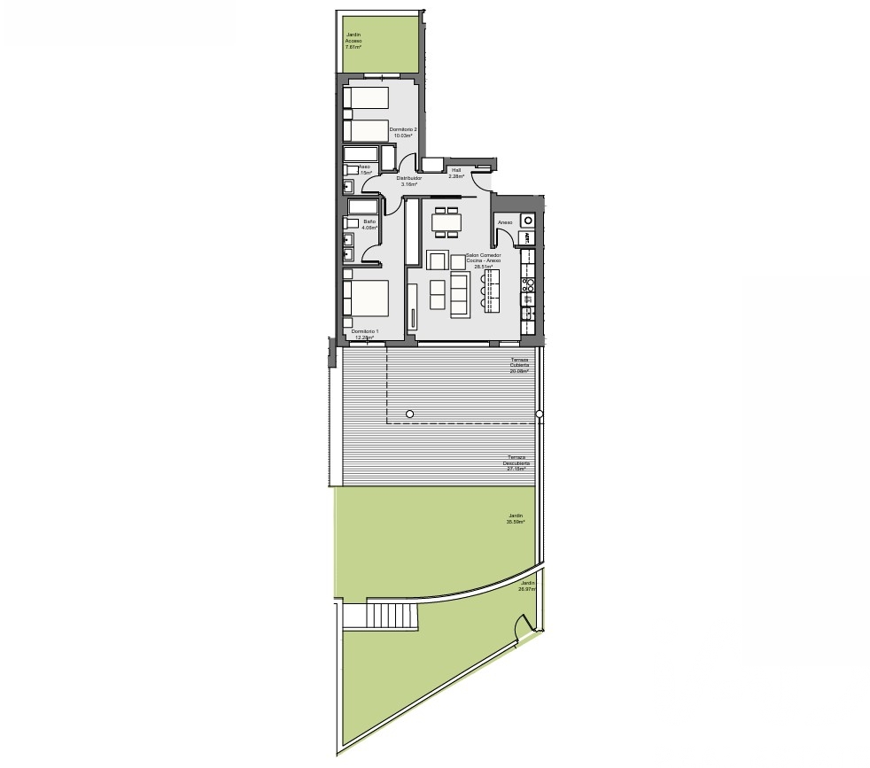 Huoneisto Torremolinos, Malaga, Espanja 2 makuuhuonetta, 96.68 m2 No. 172687