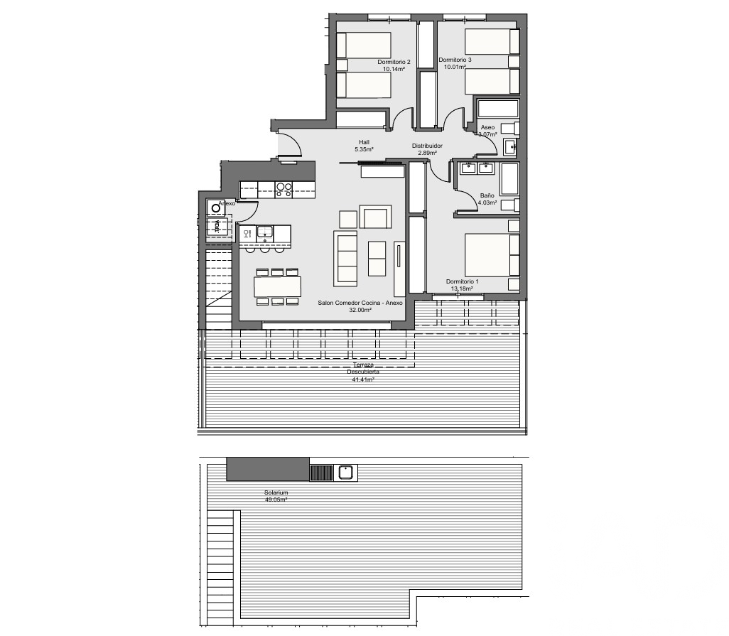 Penthouse w Torremolinos, Malaga, Hiszpania 3 sypialnie, 140.3 mkw. nr 172689