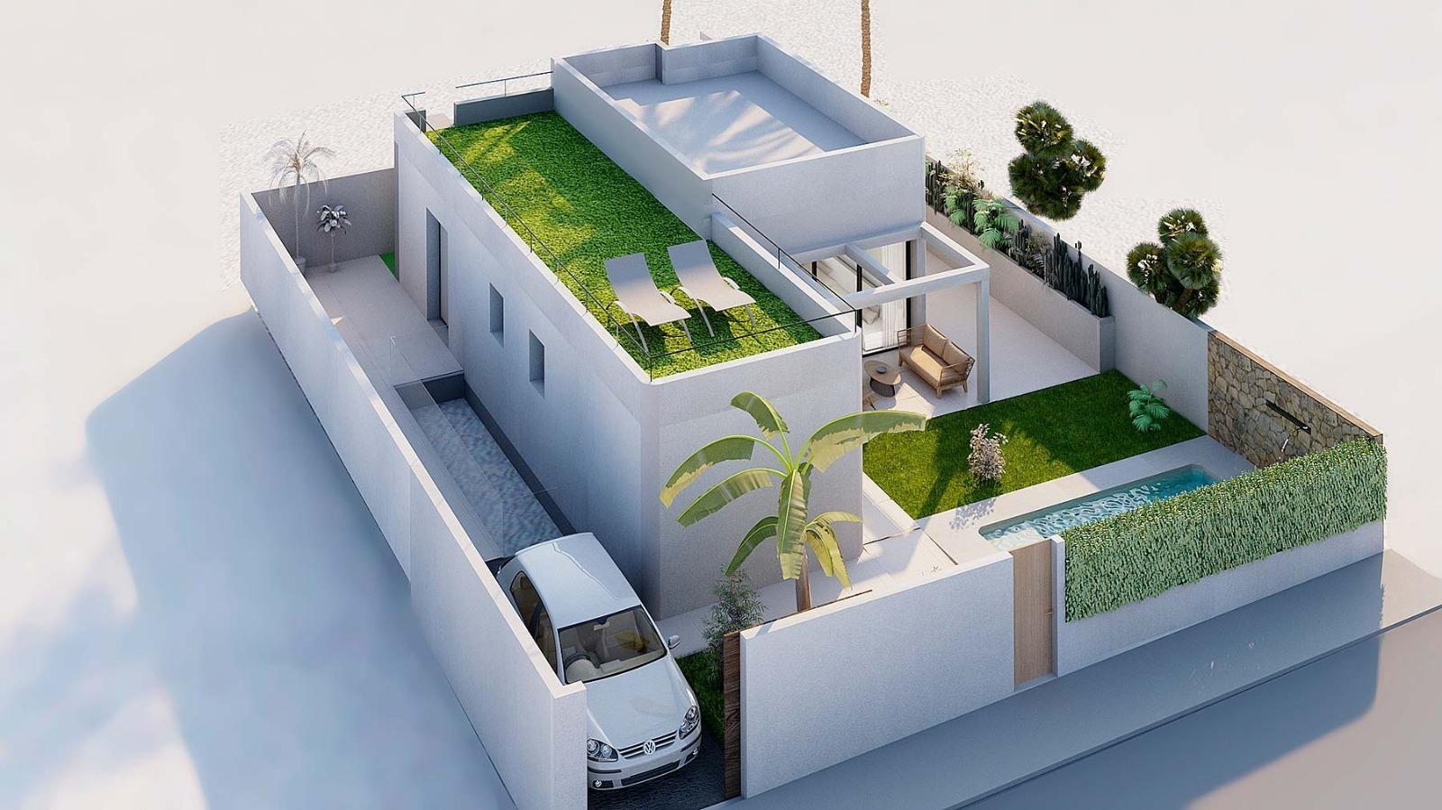 Villa in Rojales, Alicante, Spanien 2 Schlafzimmer, 159 m2 Nr. 111384