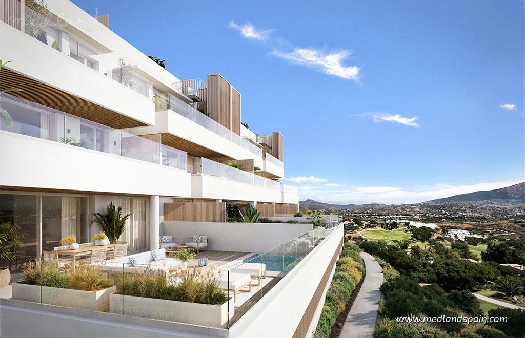 Dzīvoklis Mijas Costa, Malaga, Spānijā 2 istabas, 107 m2 Nr. 149815