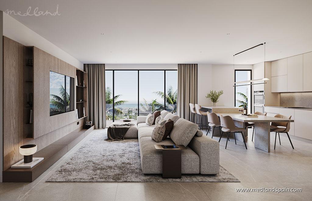 Dzīvoklis Mijas, Malaga, Spānijā 2 istabas, 102 m2 Nr. 149818