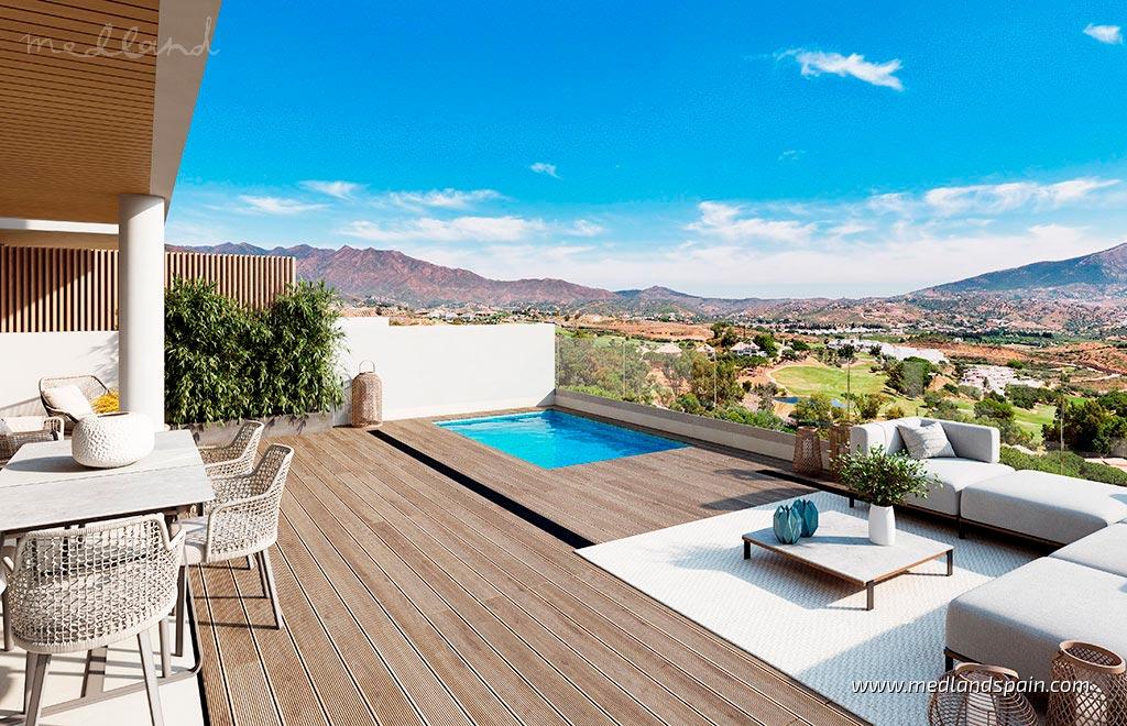 Dzīvoklis Mijas Costa, Malaga, Spānijā 3 istabas, 131 m2 Nr. 149814