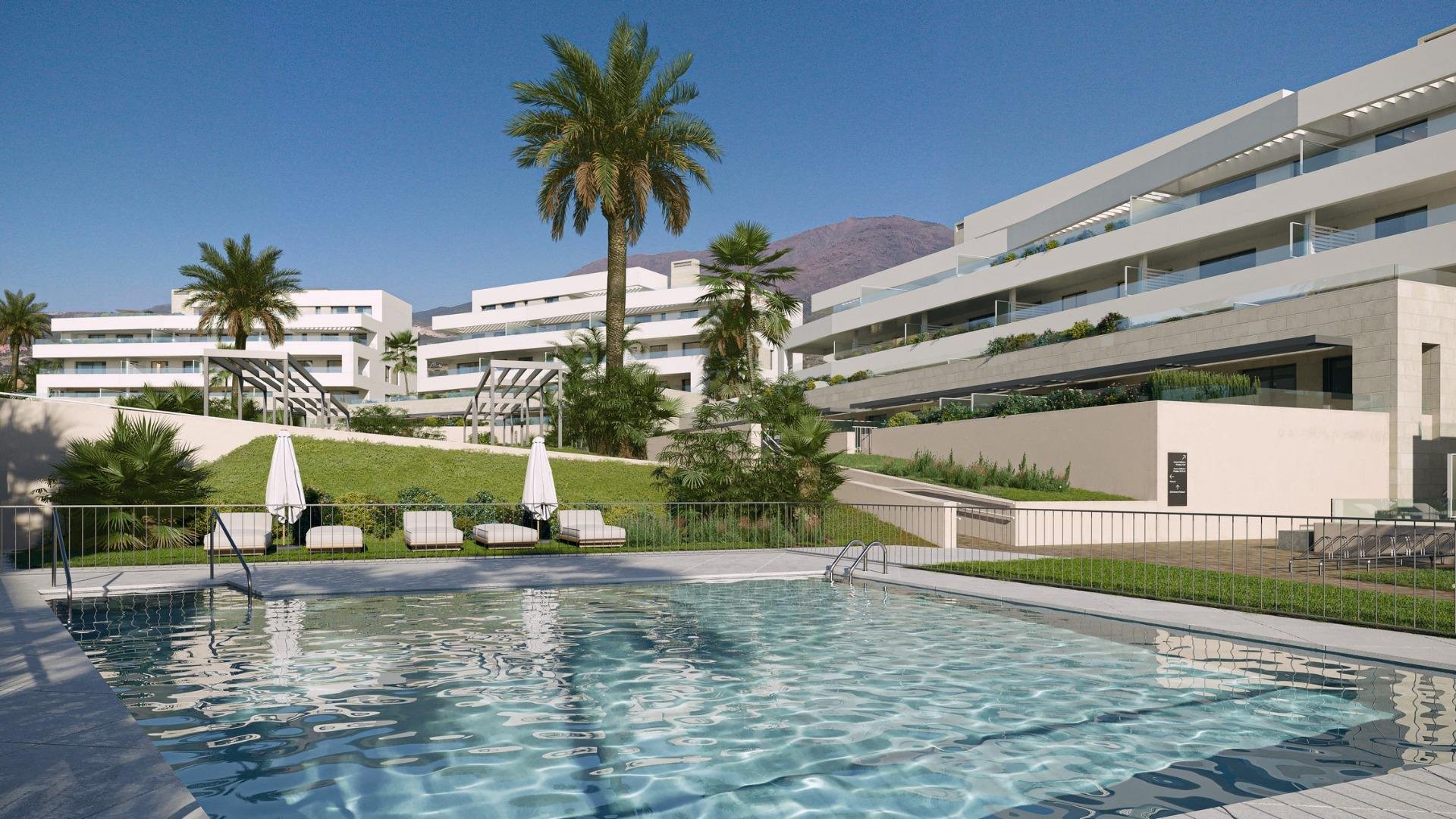 Lägenhet i Estepona, Malaga, Spanien 2 sovrum, 116 kvm. Nr. 169580