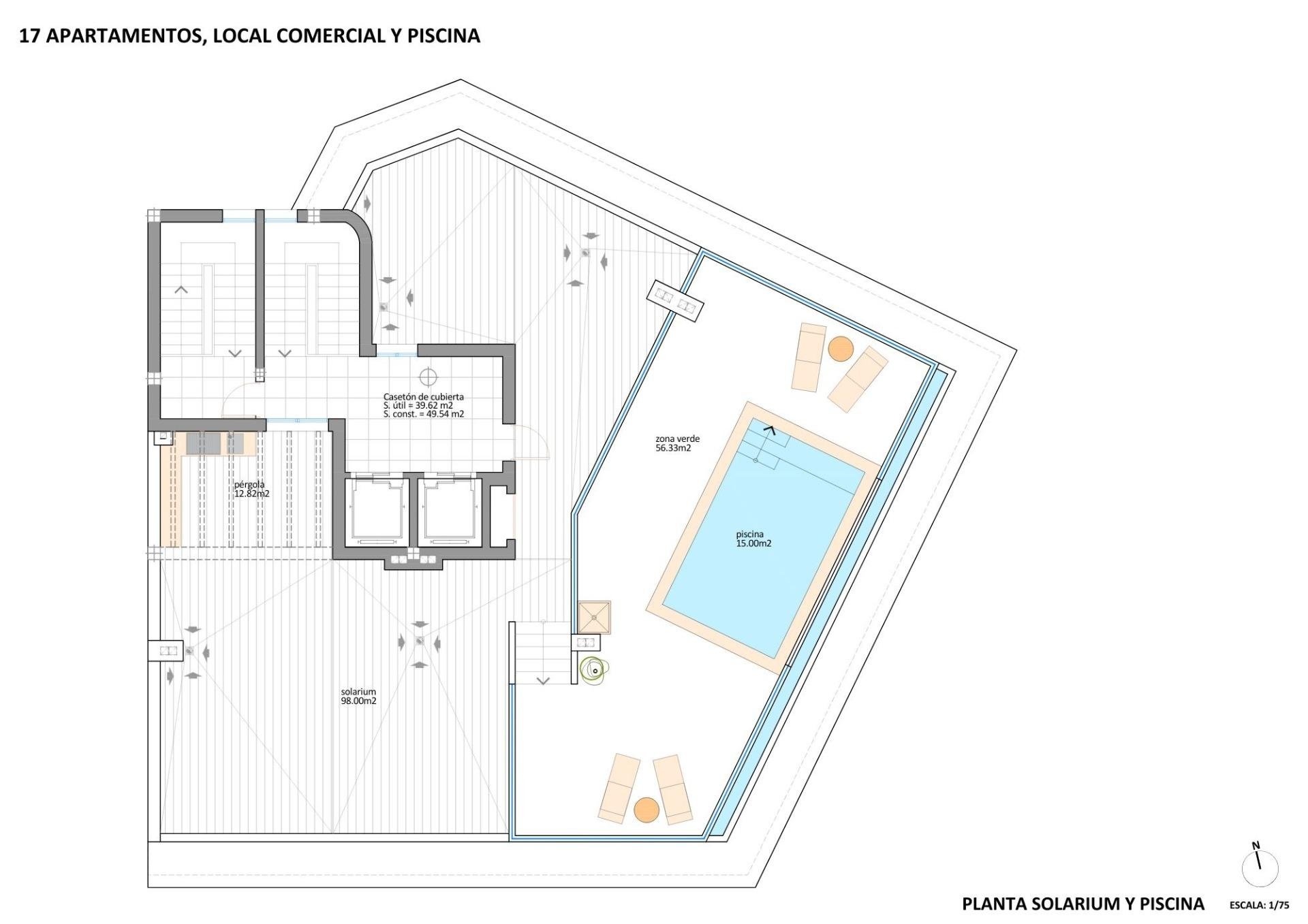 Apartamento en Lo Pagán, Murcia, España 44 m2 No. 187067