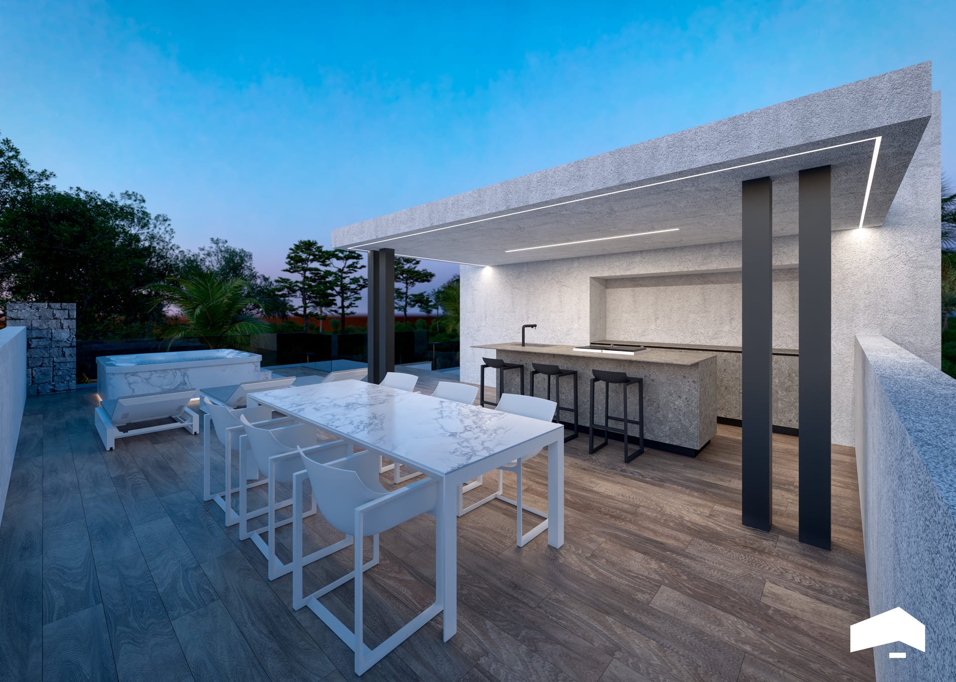 Huvila Santa Rosalia, Murcia, Espanja 3 makuuhuonetta, 321 m2 No. 193811