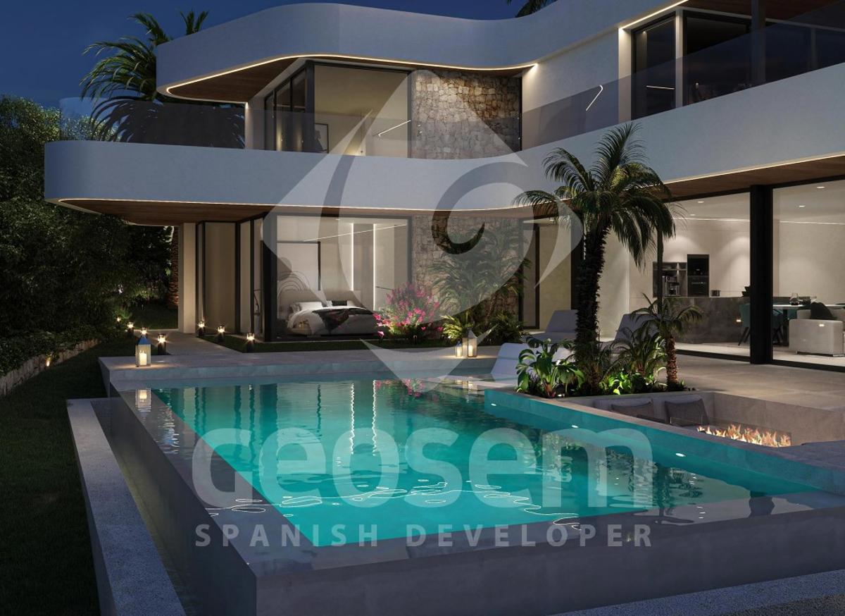 Villa i Benitachell, Alicante, Spanien 4 sovrum, 387 kvm. Nr. 80682