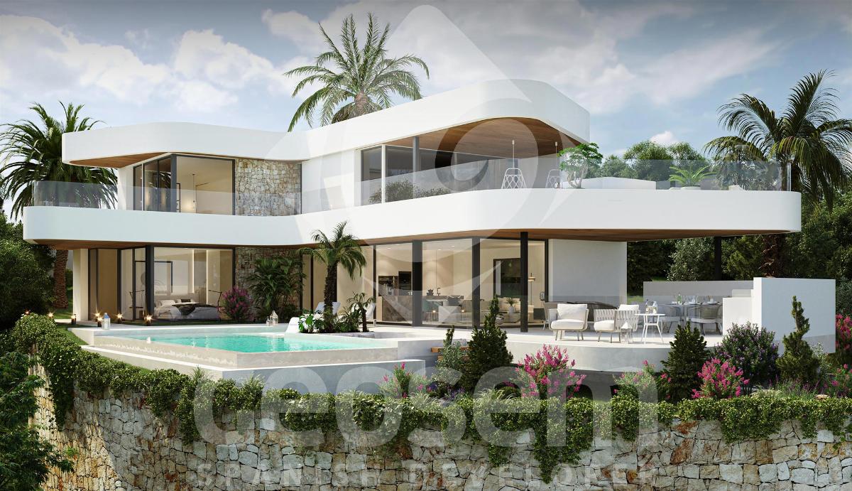 Villa i Benitachell, Alicante, Spanien 4 sovrum, 387 kvm. Nr. 80682