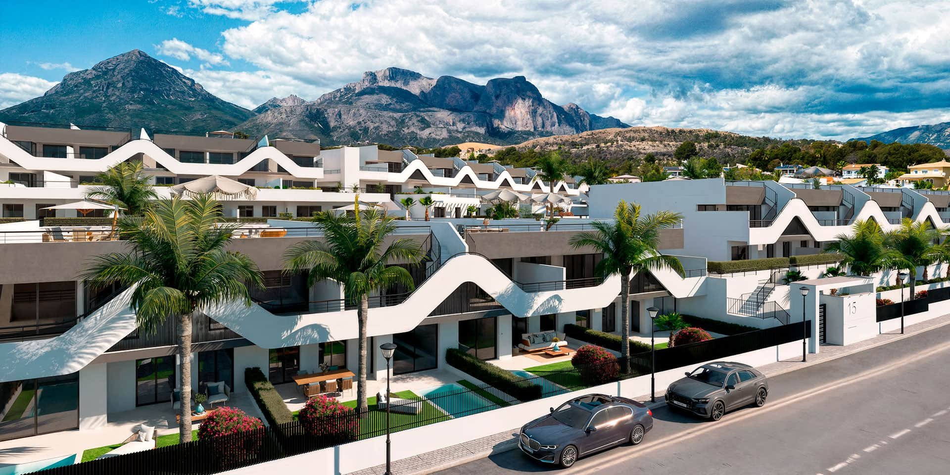 Huoneisto Alfaz del Pi, Alicante, Espanja 2 makuuhuonetta, 75 m2 No. 138285