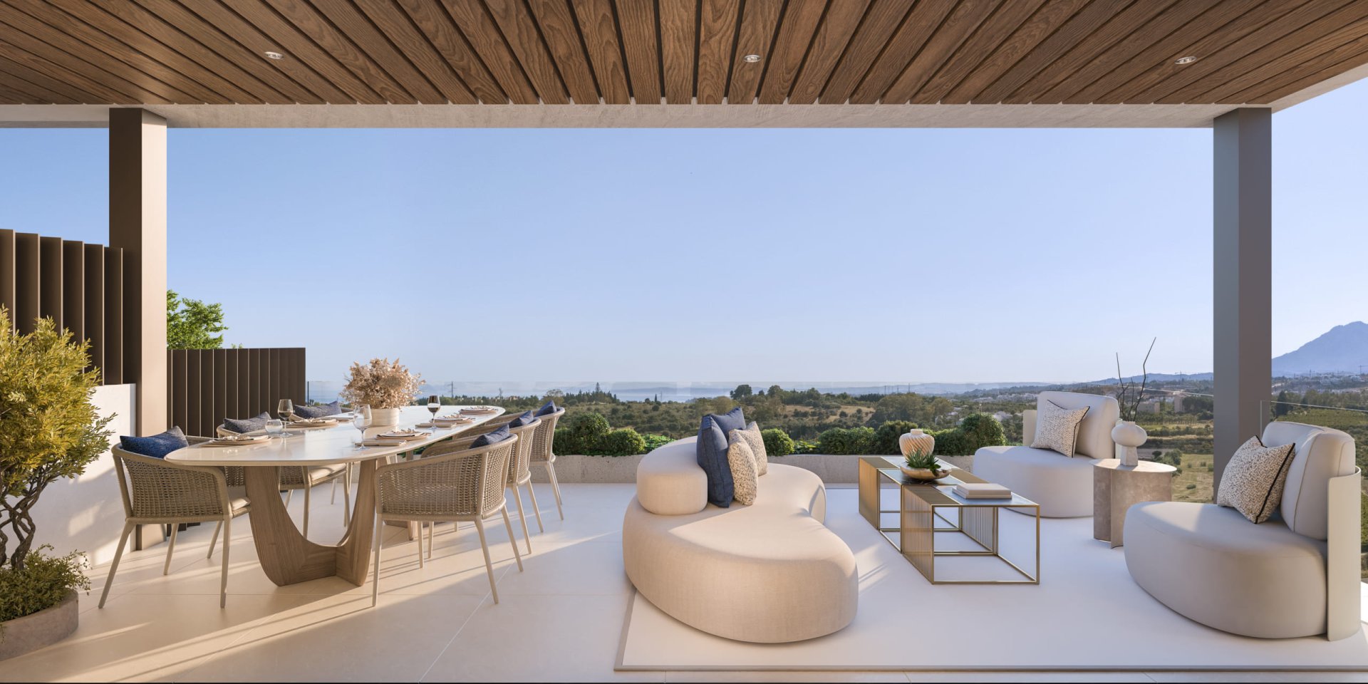 Tvåvåningslägenhet i Estepona, Malaga, Spanien 3 sovrum, 256 kvm. Nr. 147801