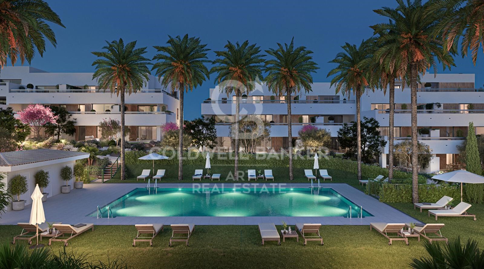 Appartamento a Estepona, Malaga, Spagna 3 camere da letto, 130 mq. N° 158764