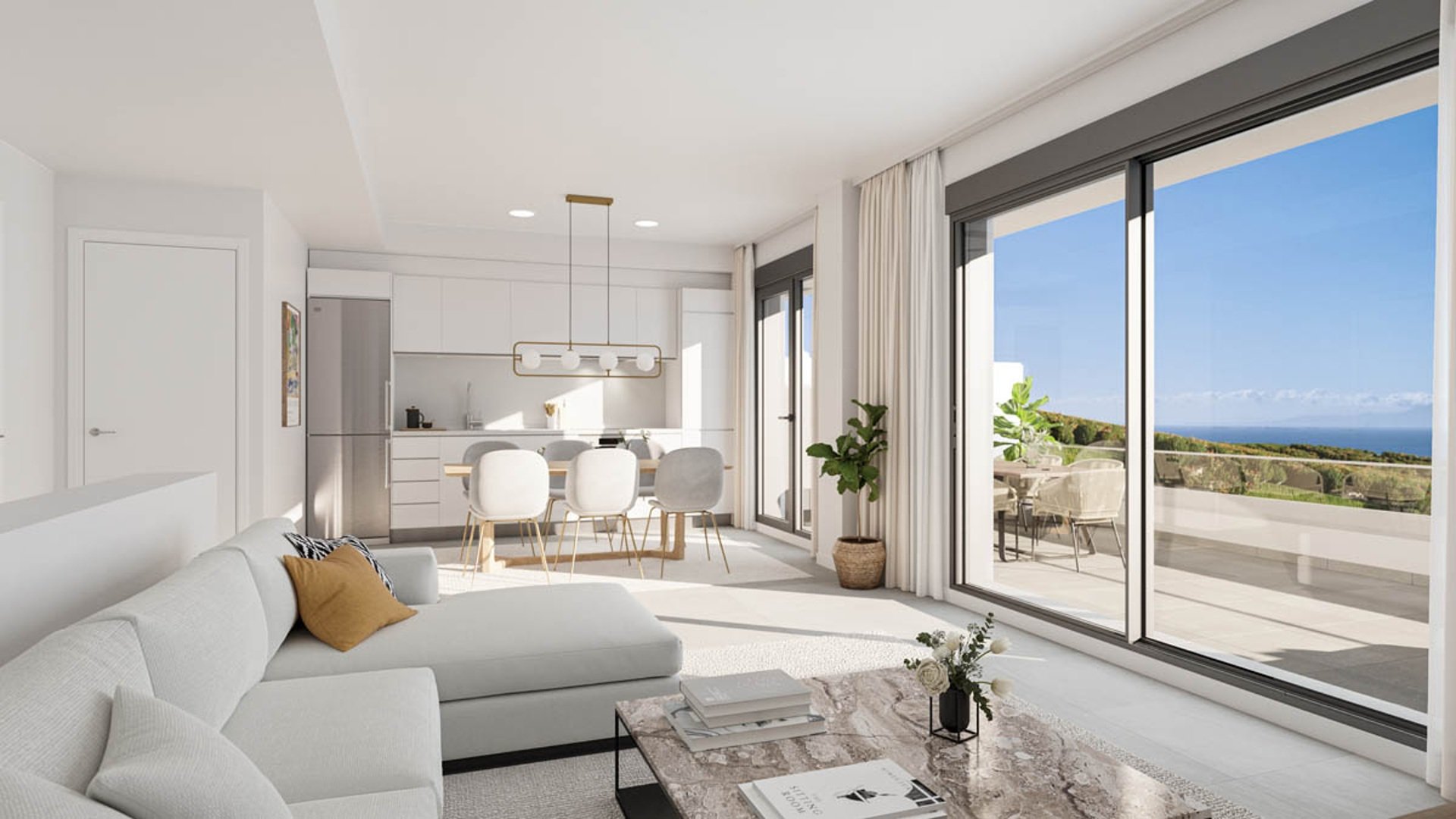 Huoneisto Blue Marine, Manilva, Malaga, Espanja 4 makuuhuonetta, 162.9 m2 No. 69624