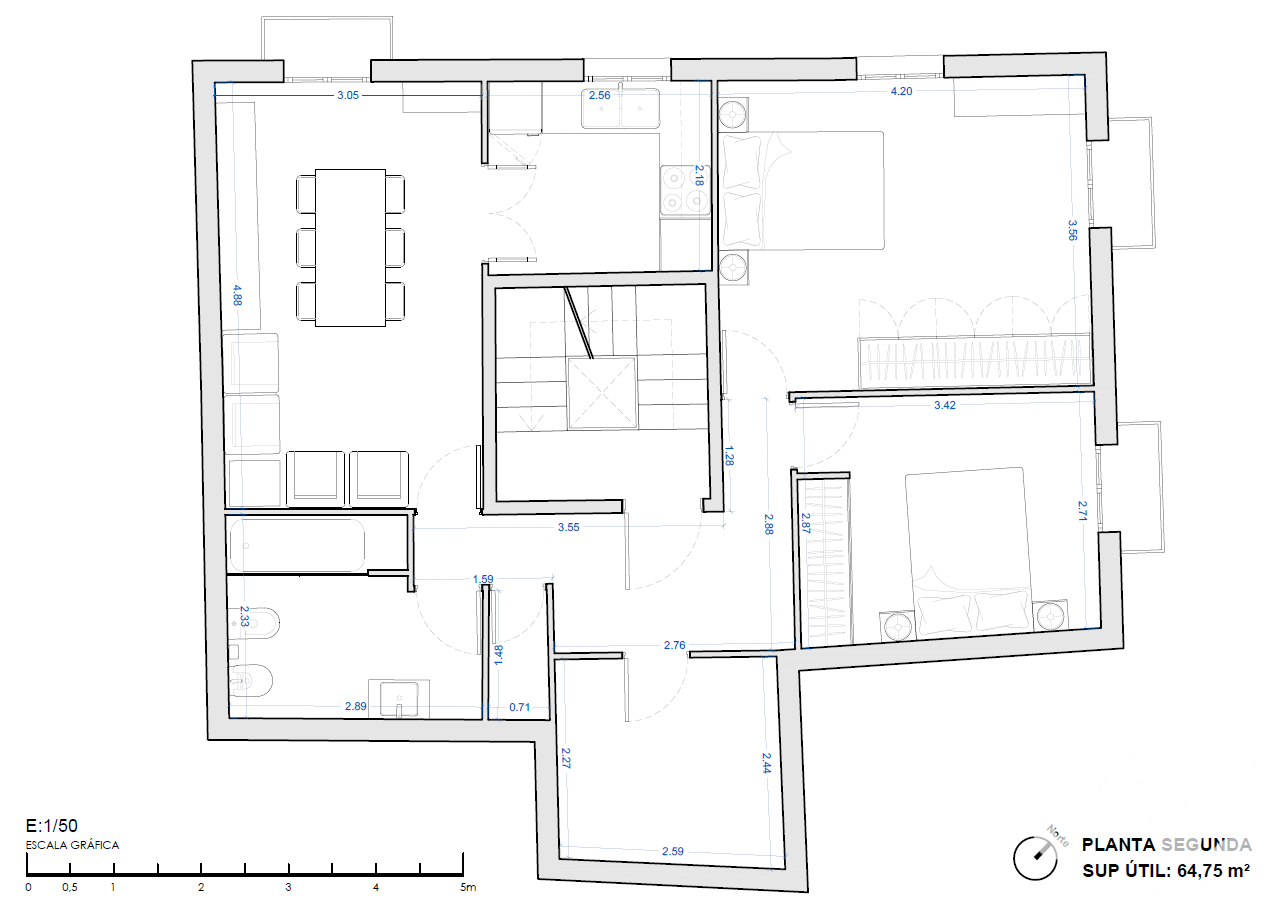 Huoneisto Peniscola, Castellon, Espanja 2 makuuhuonetta, 73 m2 No. 188010