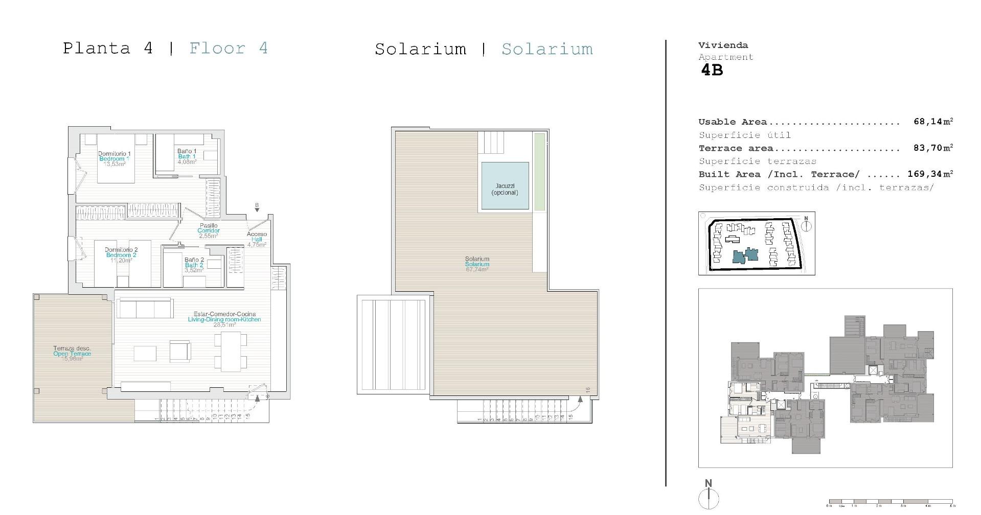 Apartament w Denia, Alicante, Hiszpania 2 sypialnie, 80 mkw. nr 137122