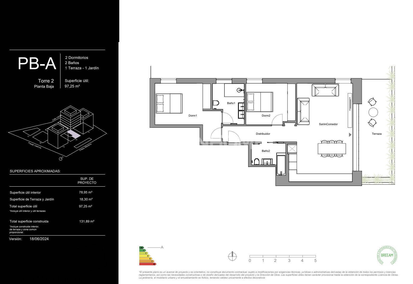Dzīvoklis Girona, Spānijā 2 istabas, 97 m2 Nr. 143868
