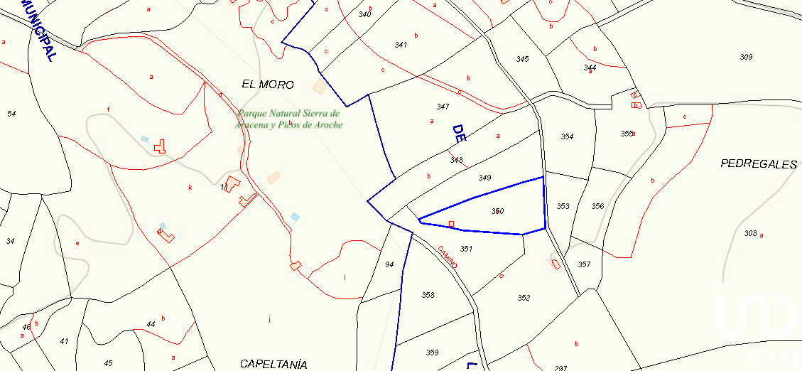 Land plot in Aracena, Huelva, Spain 5409 sq.m. No. 185846