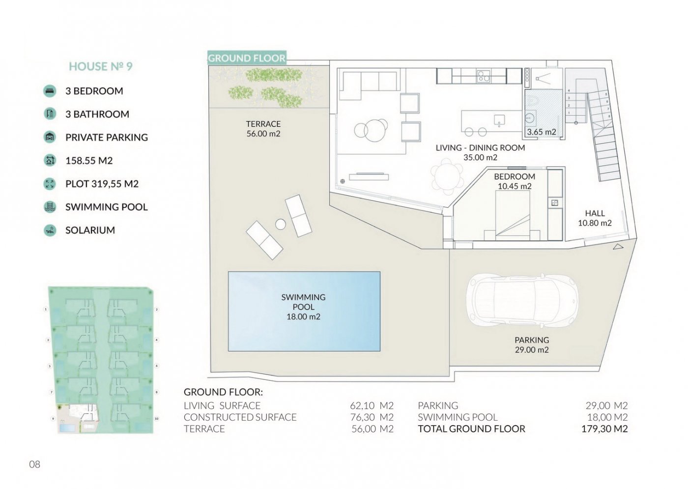 Villa Los Altos, Alicante, Spānijā 3 istabas, 158 m2 Nr. 103642
