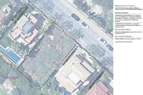 Land plot in Alicante, Spain 252 sq.m. No. 168806