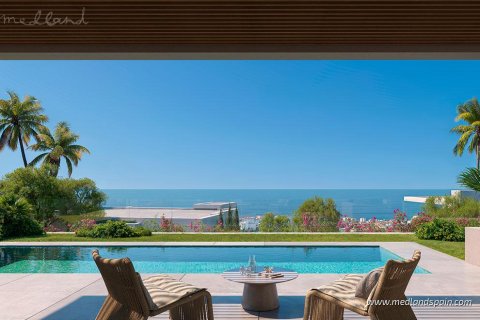 Villa a Mijas Costa, Malaga, Spagna 5 camere da letto, 372 mq. N° 196880