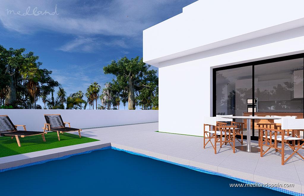Villa in Daya Nueva, Alicante, Spain 3 bedrooms, 130 sq.m. No. 196877