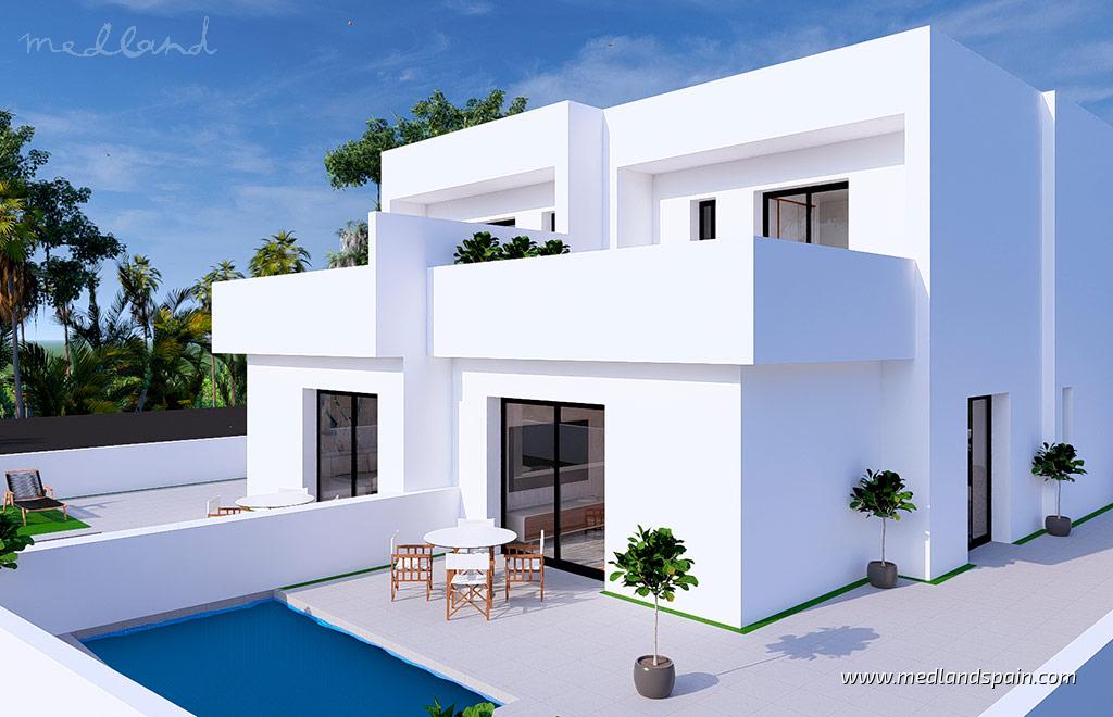 Villa in Daya Nueva, Alicante, Spain 3 bedrooms, 130 sq.m. No. 196877
