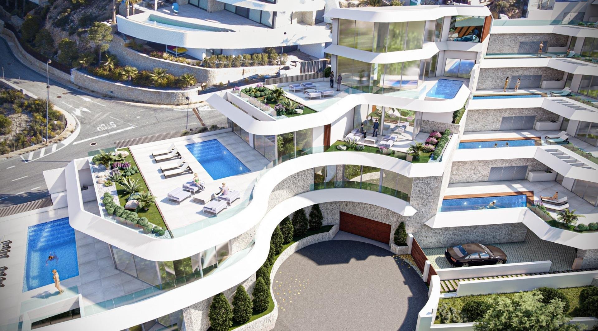 Appartamento a Calpe, Alicante, Spagna 3 camere da letto, 244 mq. N° 137636