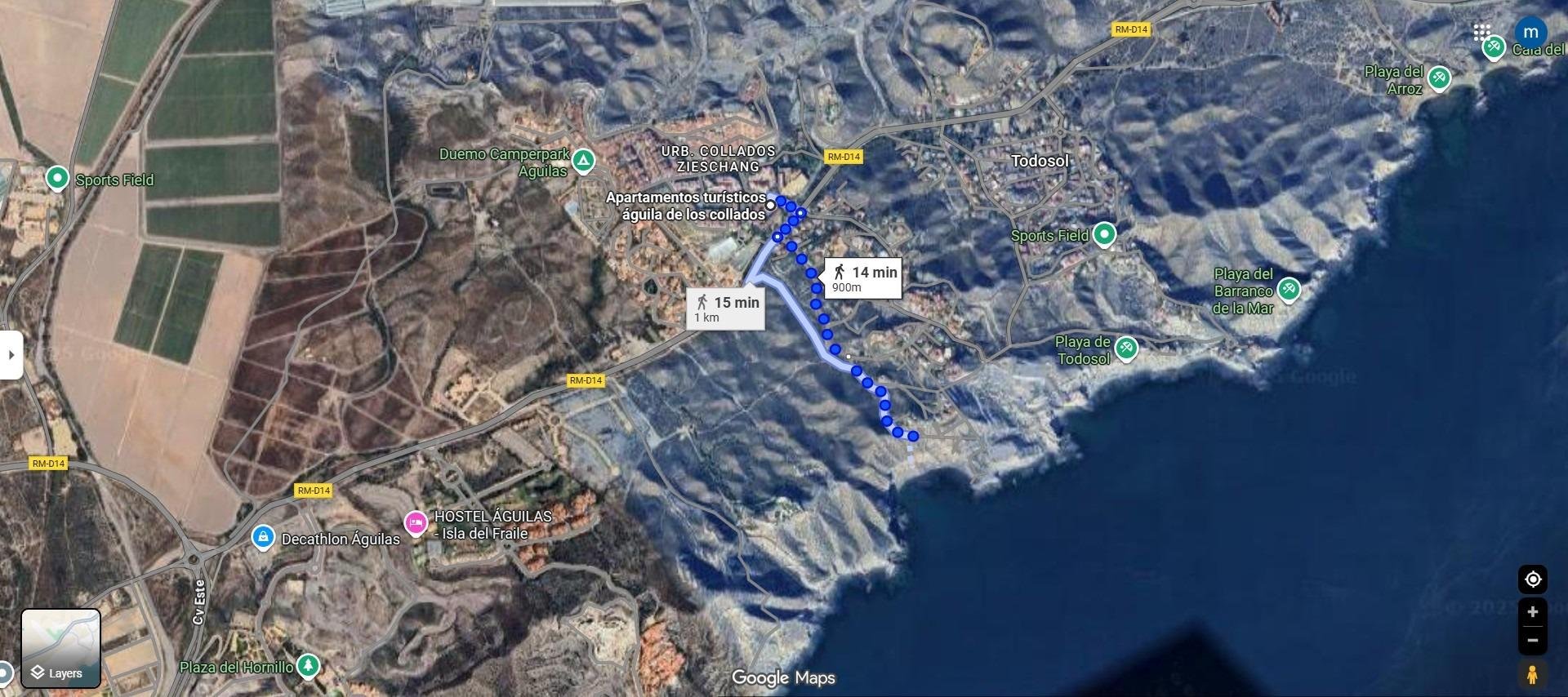 Lägenhet i Aguilas, Murcia, Spanien 2 sovrum, 105 kvm. Nr. 182874