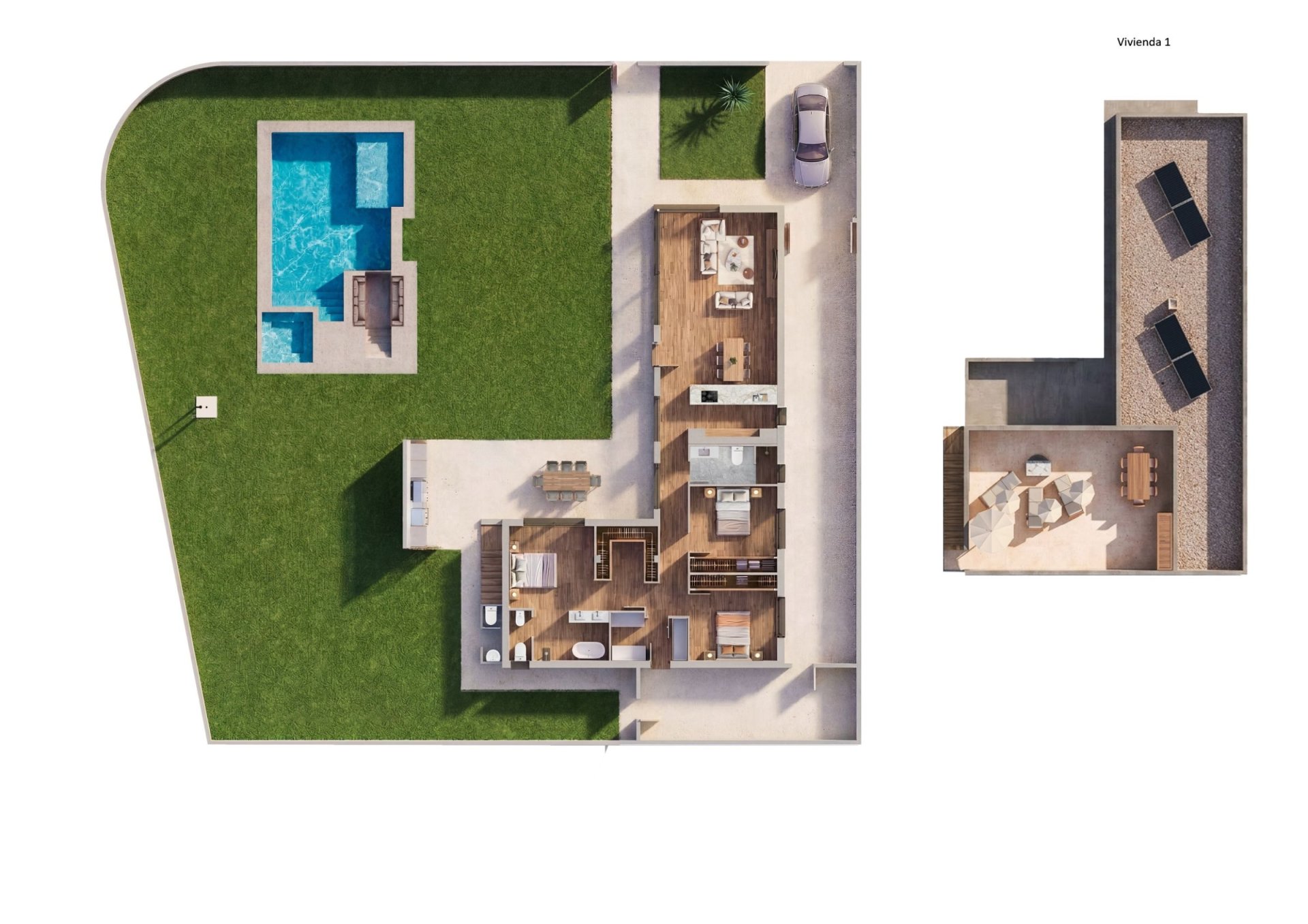 Villa à Sucina, Murcia, Espagne 3 chambres, 146 m2 No. 189341