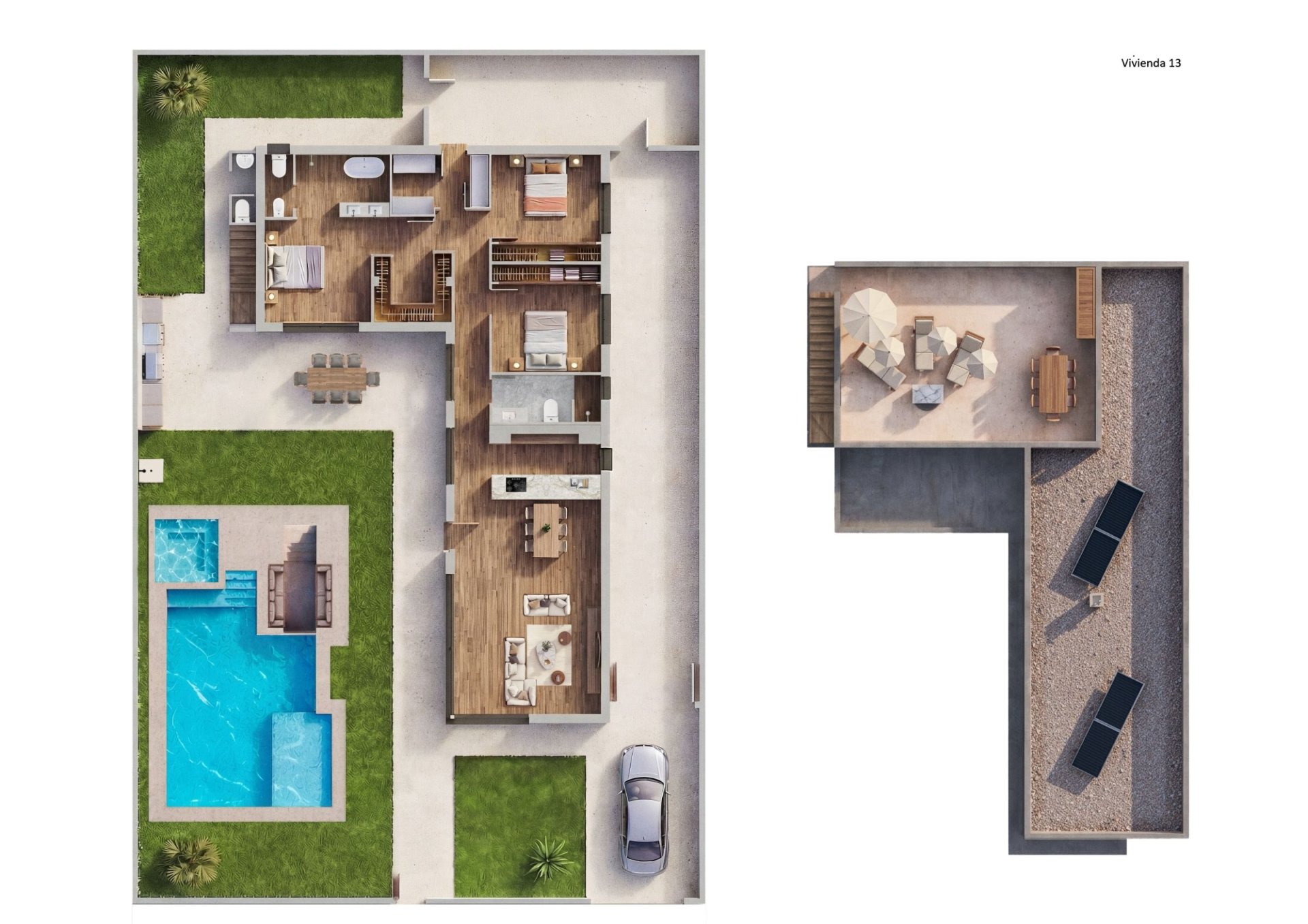 Villa à Sucina, Murcia, Espagne 3 chambres, 146 m2 No. 189341