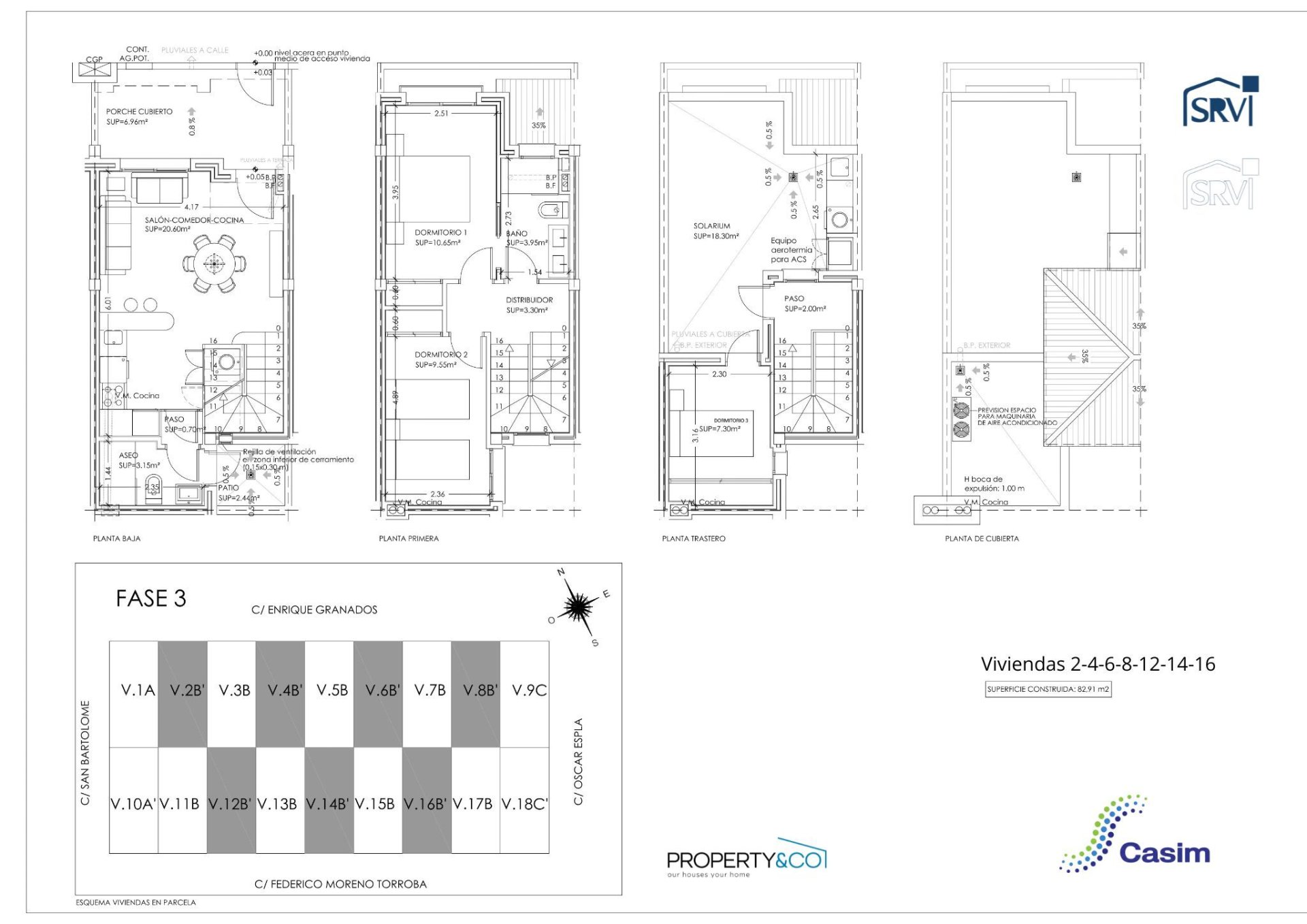 Townhouse in Santa Rosalia, Murcia, Spain 2 bedrooms, 77 sq.m. No. 189340