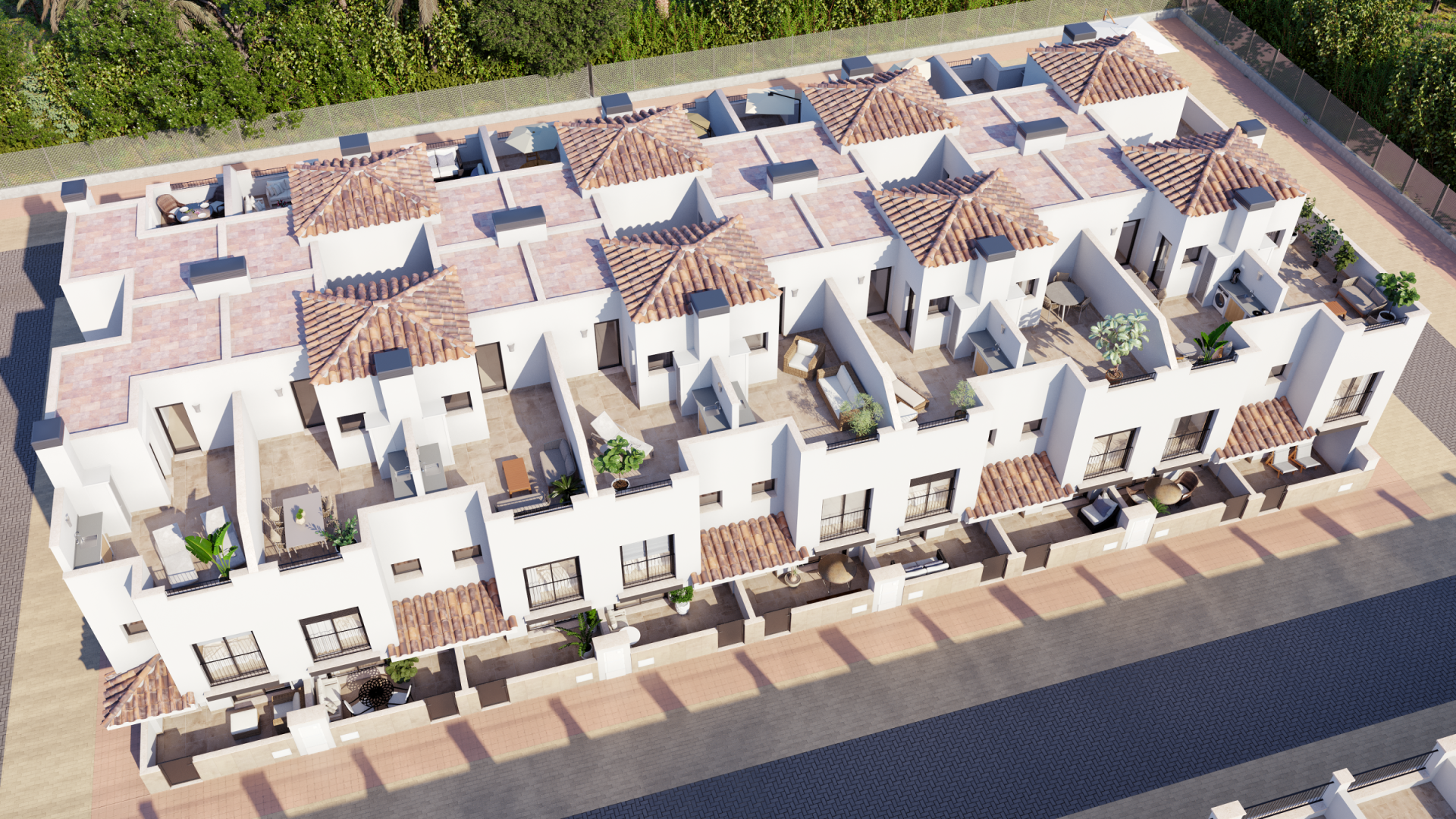 Townhouse in Santa Rosalia, Murcia, Spain 2 bedrooms, 77 sq.m. No. 189340