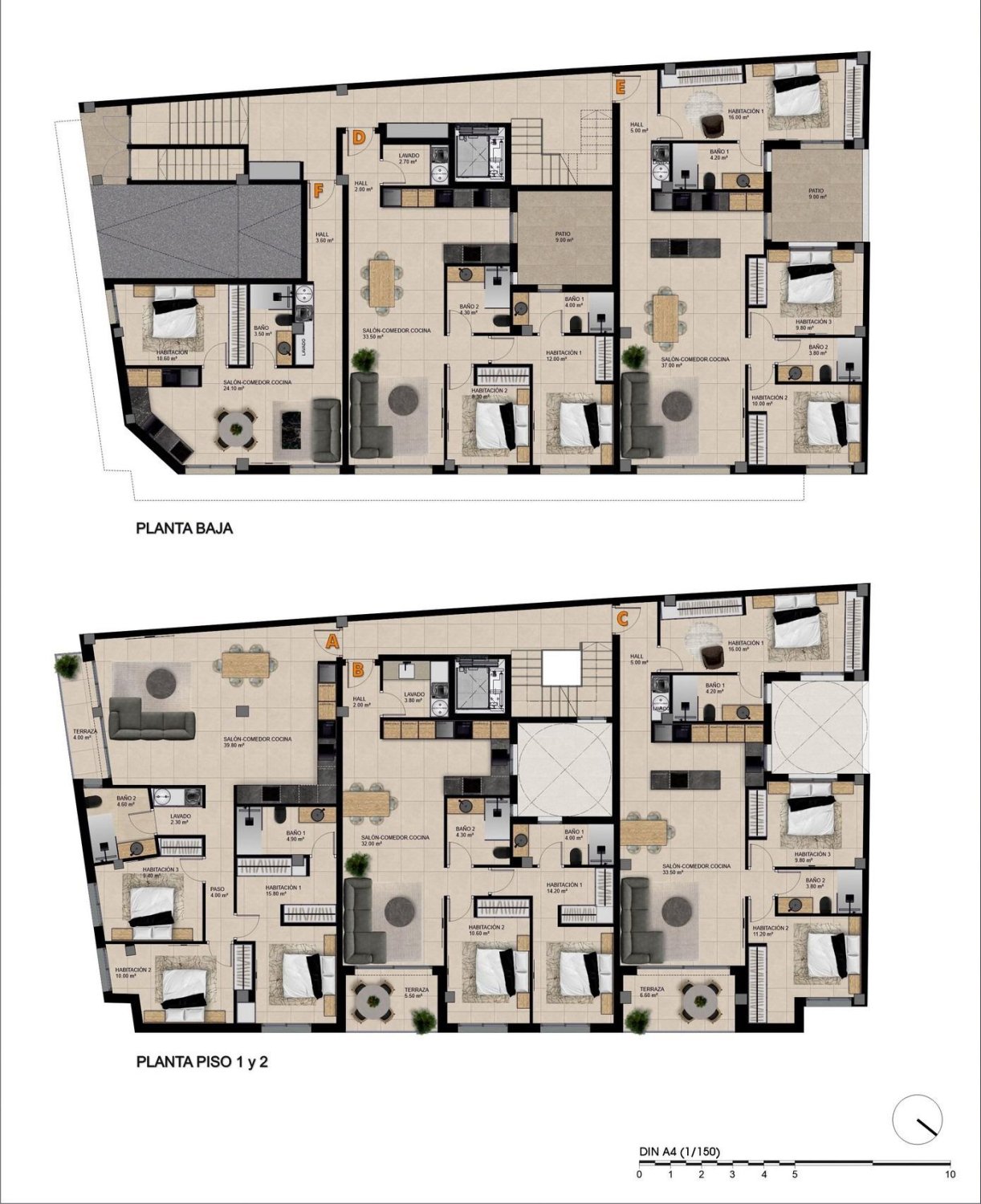 Appartamento a Catral, Alicante, Spagna 2 camere da letto, 84 mq. N° 179641