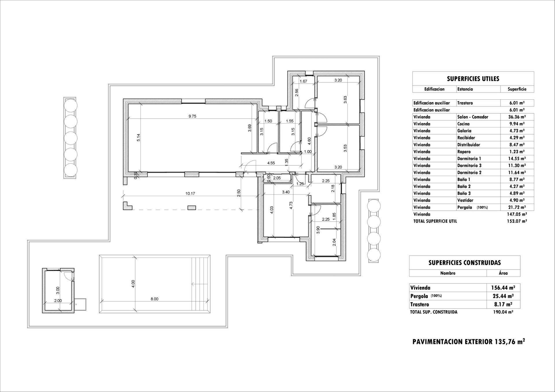 Villa Monforte del Cid, Alicante, Spānijā 3 istabas, 190 m2 Nr. 135046
