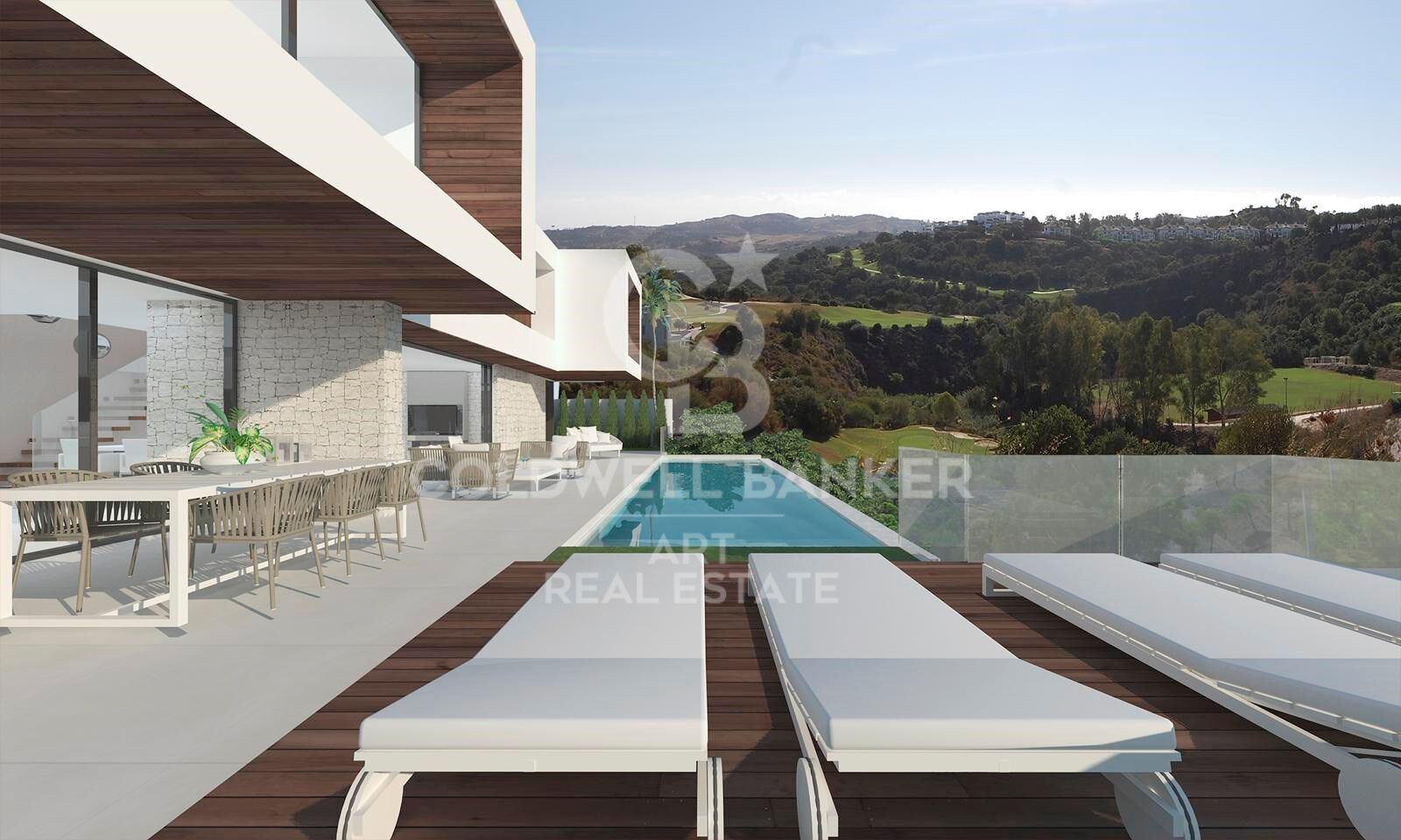 Villa i Mijas, Malaga, Spanien 4 sovrum, 253 kvm. Nr. 158589