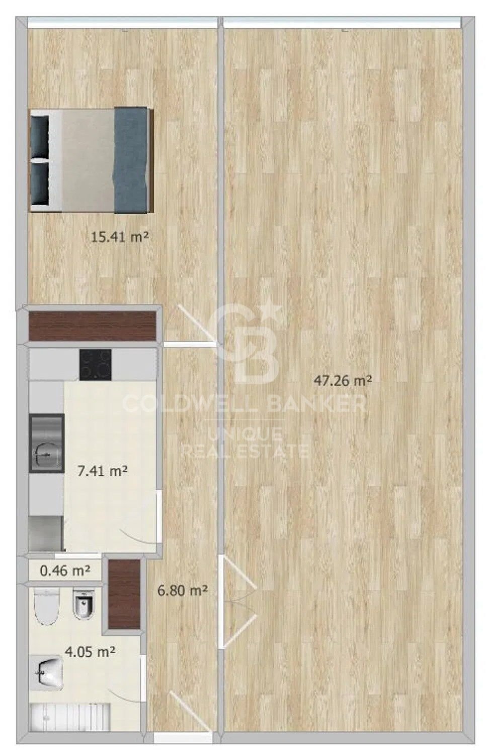 Apartment à Madrid, Espagne 1 chambre, 113 m2 No. 156915
