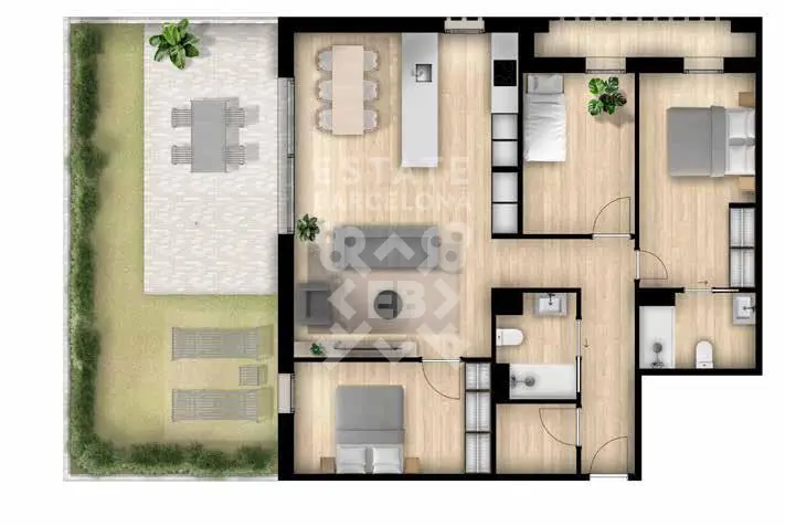 Apartment à Lloret de Mar, Girona, Espagne 3 chambres, 99 m2 No. 168020