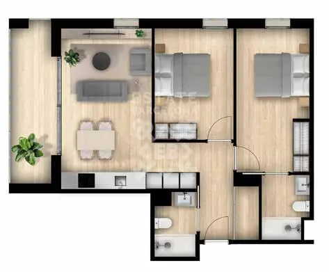 Apartment à Lloret de Mar, Girona, Espagne 3 chambres, 99 m2 No. 168020