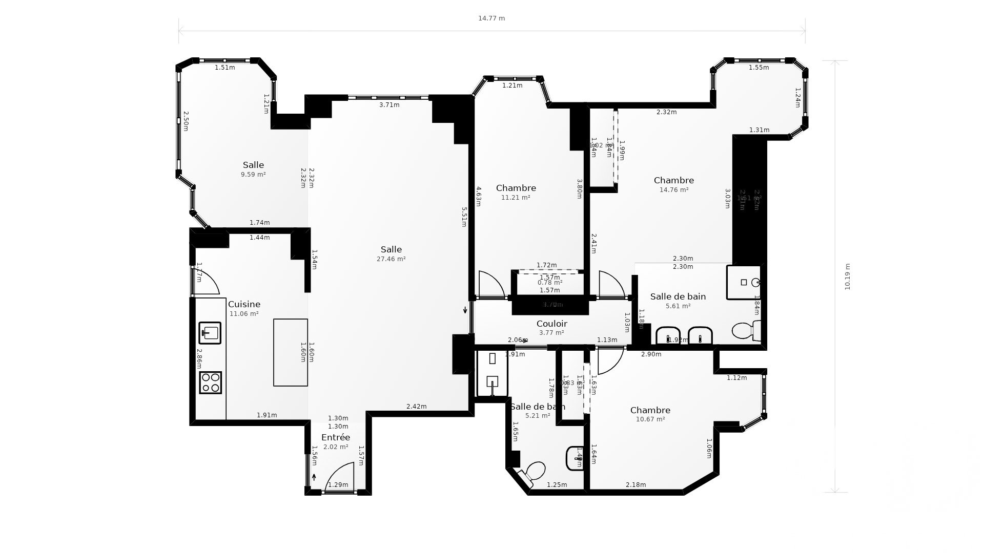 Dzīvoklis Roquetas de Mar, Almeria, Spānijā 3 istabas, 151.65 m2 Nr. 172278