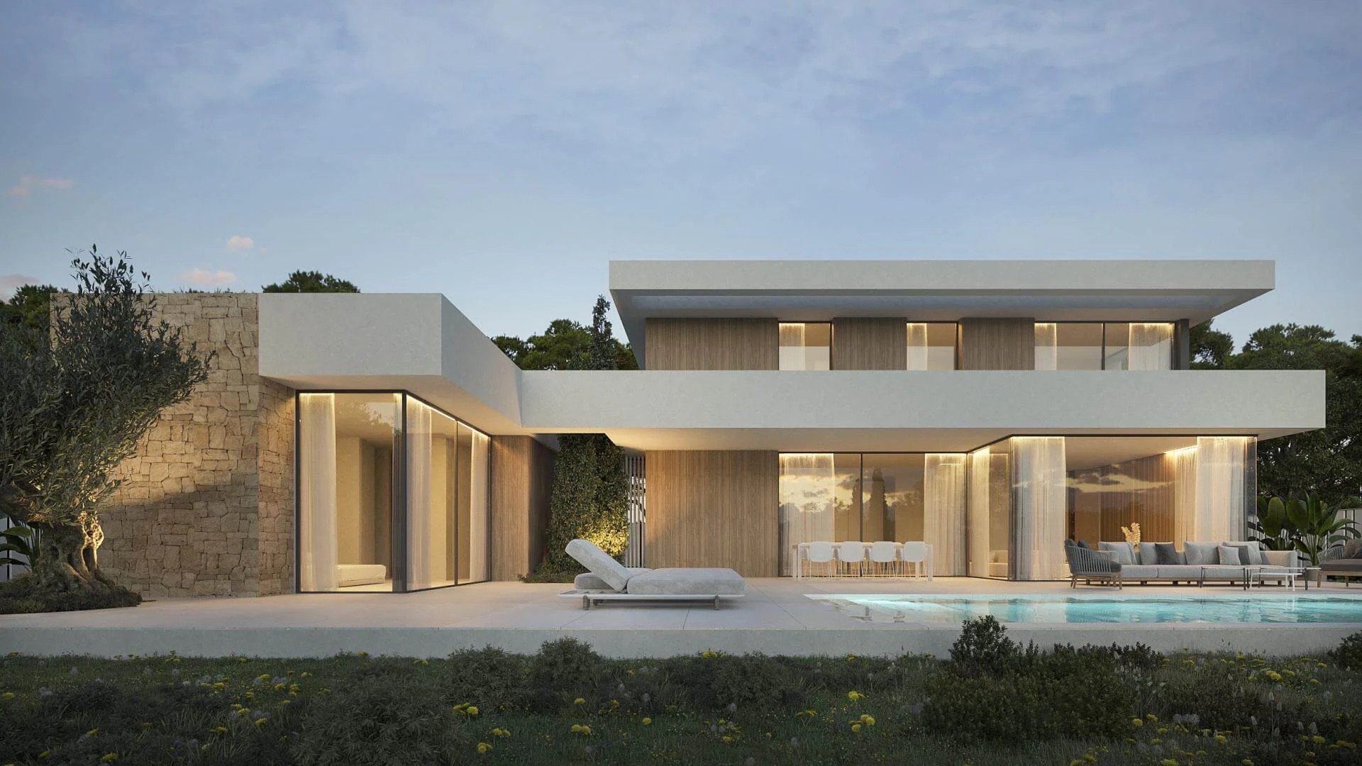 Villa en Teulada, Alicante, España 4 dormitorios, 395 m2 No. 163969