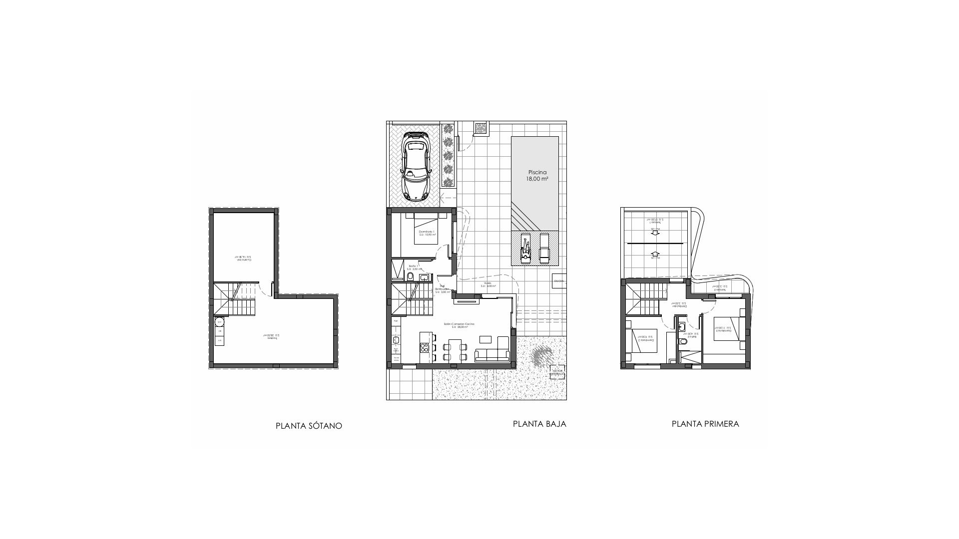 Villa in LA VAGUADA, Algorfa, Alicante, Spanien 3 Schlafzimmer, 154.3 m2 Nr. 161567